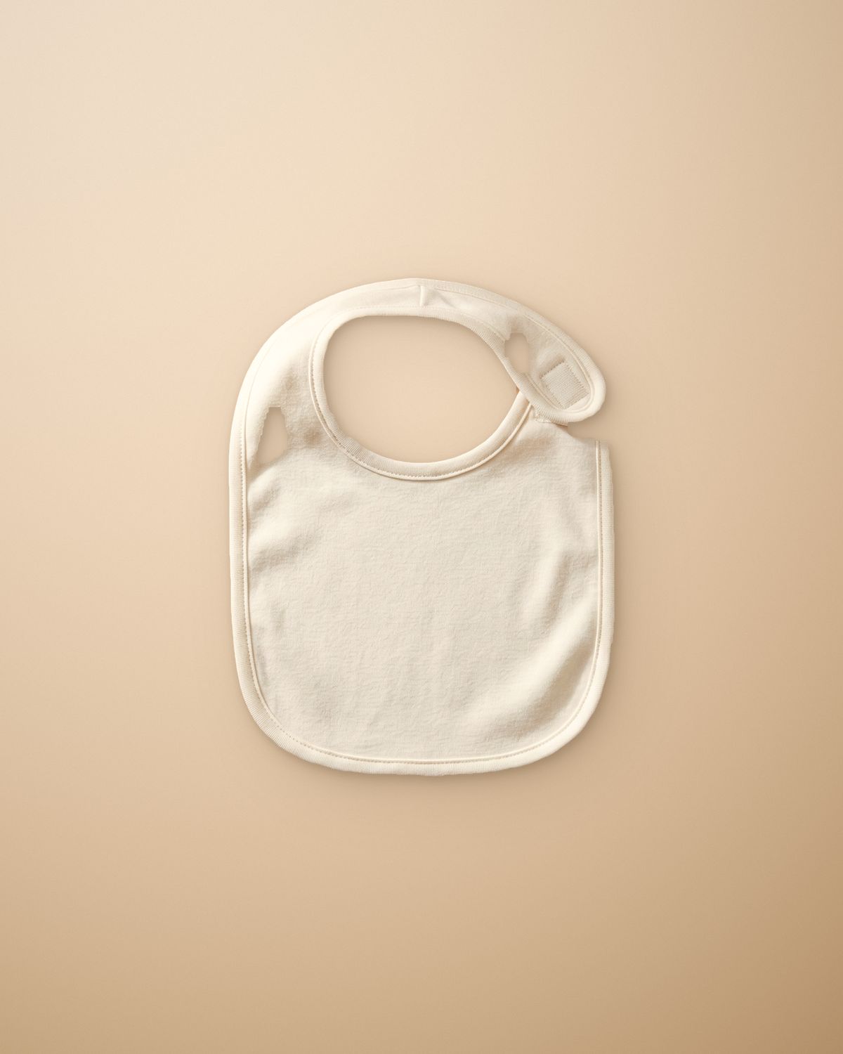 The Baby Bib — white, embroidered to order
