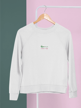 Wicked Inspired Broom & Wand Embroidered Sweatshirt