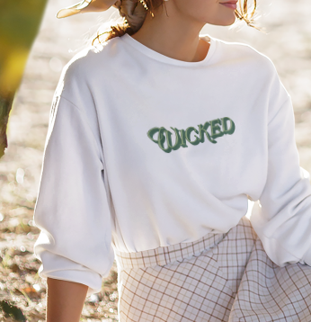 Wicked Opening Credit Embroidery Sweatshirt