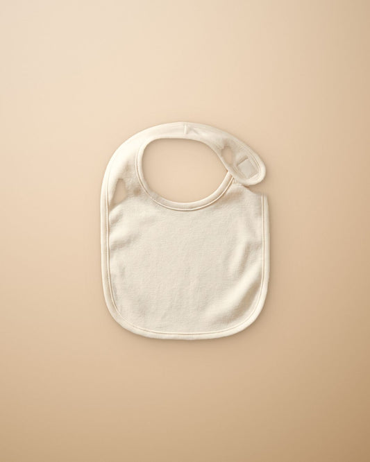 The Baby Bib — white, embroidered to order